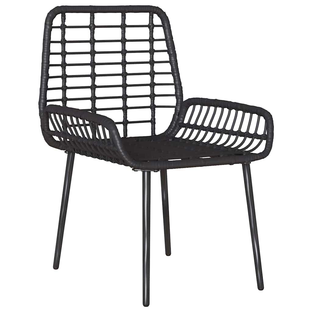 Have Spisebordssæt 3 pcs Sort og Anthracit polyrattan