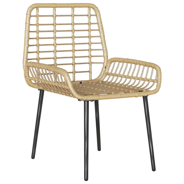 Have Spisebordssæt 3 pcs Brun og Creme polyrattan