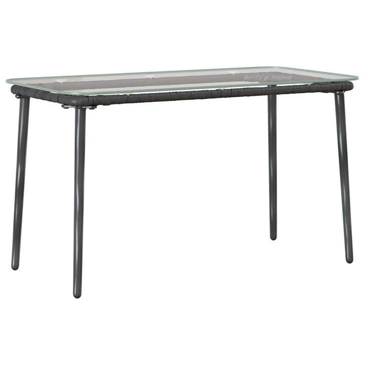 Havemøbel Bord Sort 80 x 40 x 45 cm polyrattan