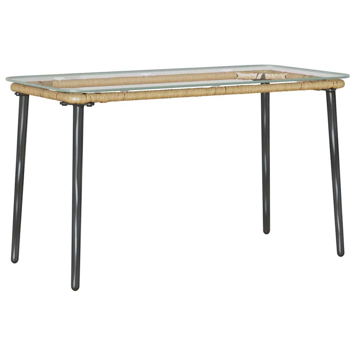 Havemøbel Bord Naturfarvet 80 x 40 x 45 cm polyrattan
