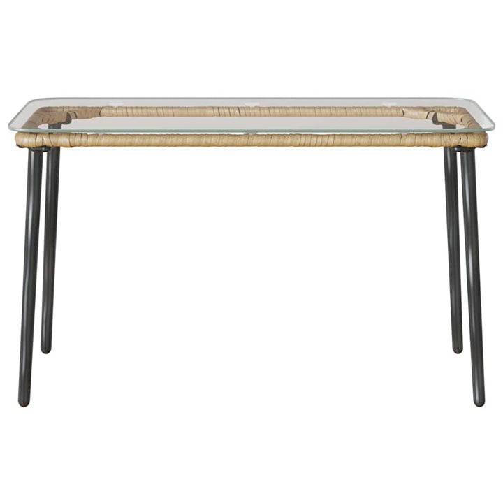Havemøbel Bord Naturfarvet 80 x 40 x 45 cm polyrattan