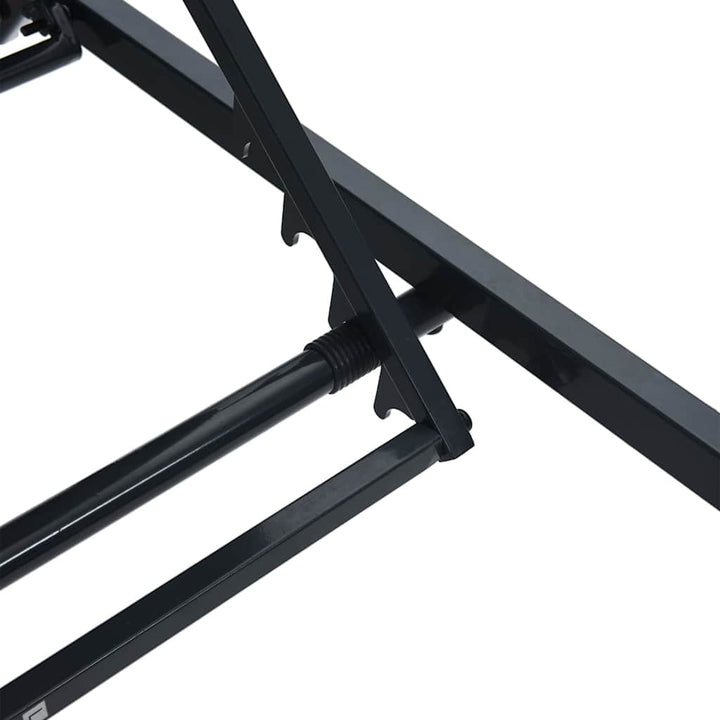 Solseng 1-person Sort og Anthracit 197 x 54 x 86 cm Stål