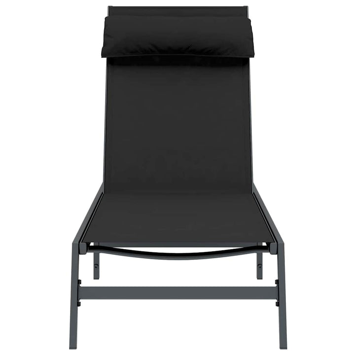 Solseng 1-person Sort og Anthracit 197 x 54 x 86 cm Stål