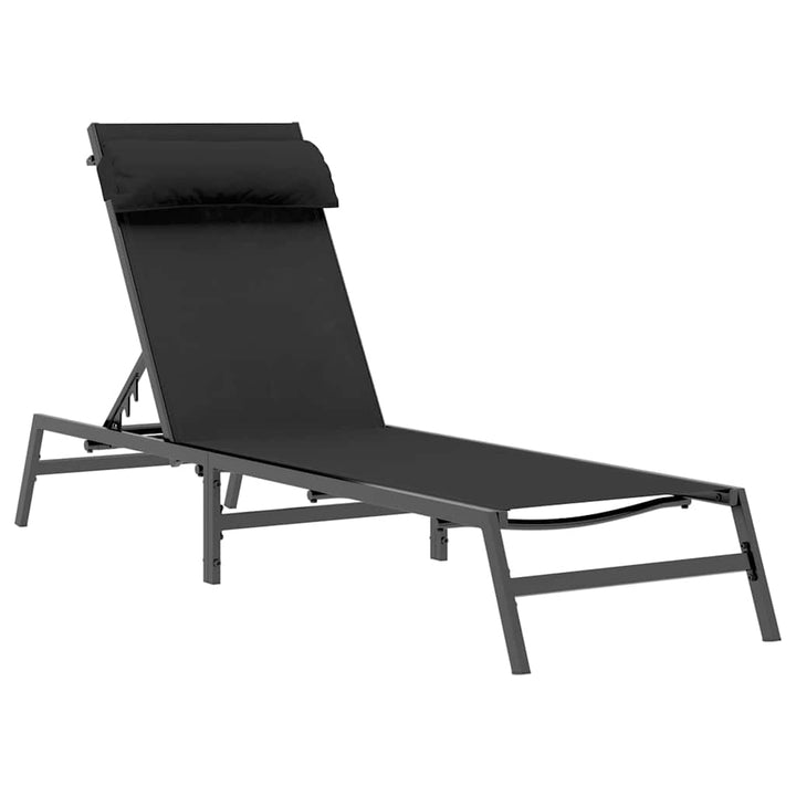Solstole 2-person 3 pcs Sort og Anthracit Stål