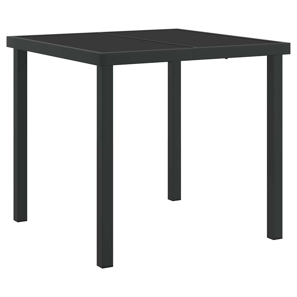 Havemøbel Bord Sort 80 x 80 x 73 cm Metal