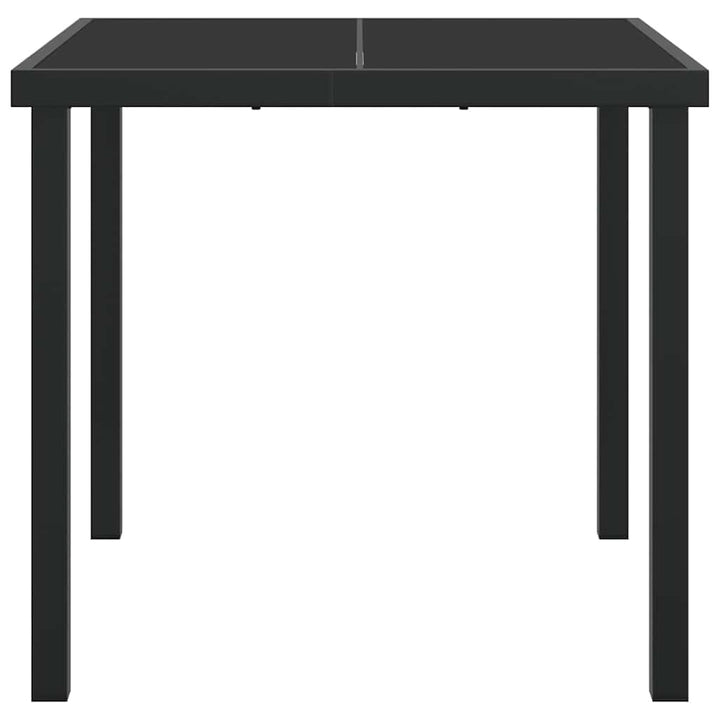 Havemøbel Bord Sort 80 x 80 x 73 cm Metal