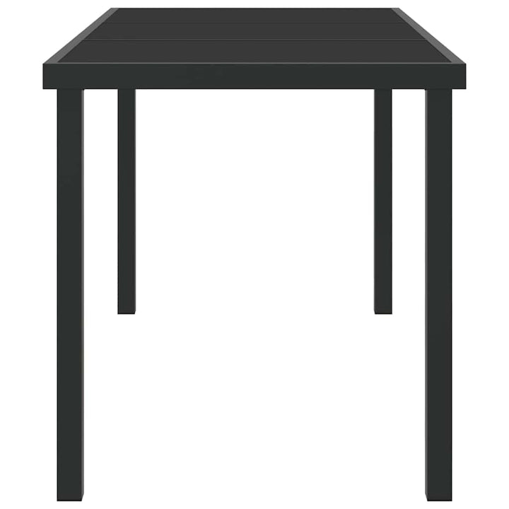 Havemøbel Bord Sort 140 x 70 x 73 cm Metal