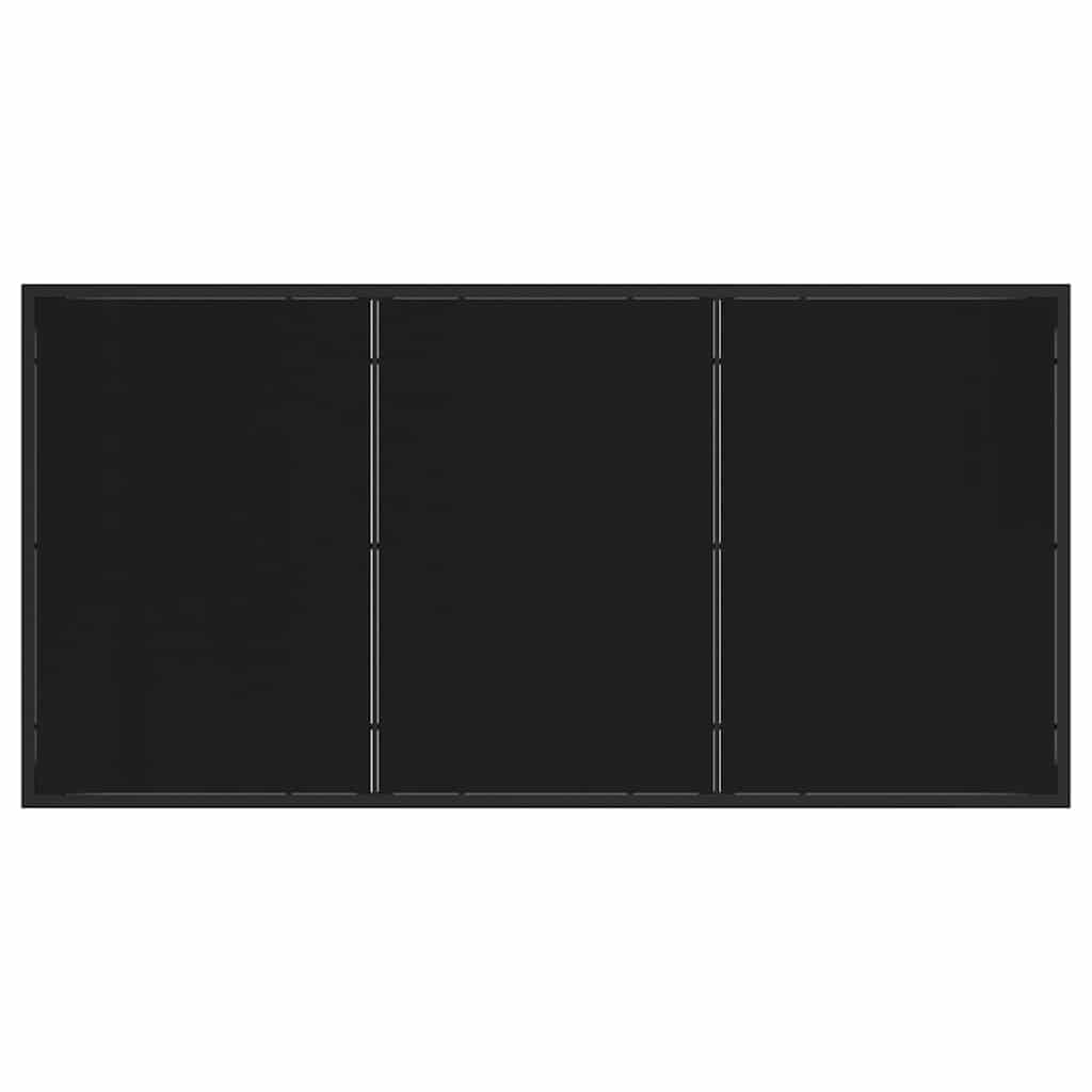 Havemøbel Bord Sort 160 x 80 x 73 cm Metal