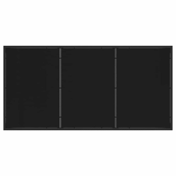 Havemøbel Bord Sort 160 x 80 x 73 cm Metal