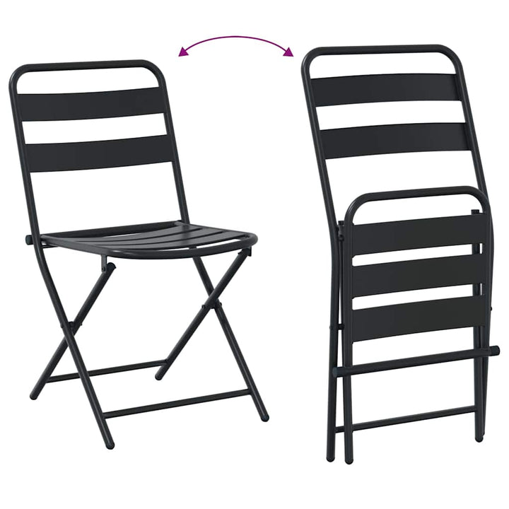 Have Bistro Sæt 3 pcs Antracit Stål