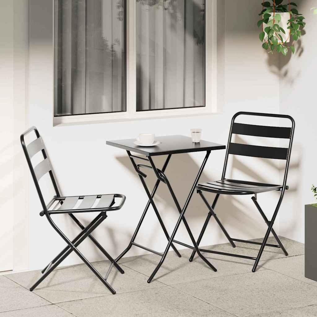 Have Bistro Sæt 3 pcs Antracit Stål