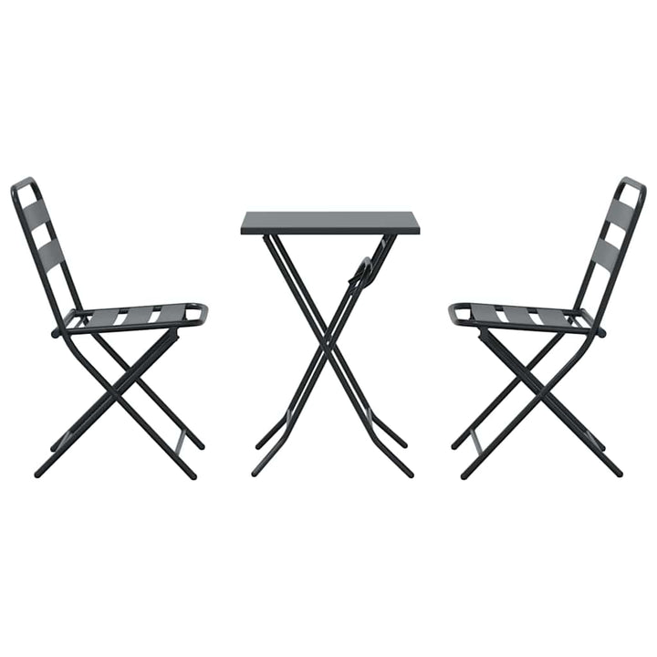Have Bistro Sæt 3 pcs Antracit Stål