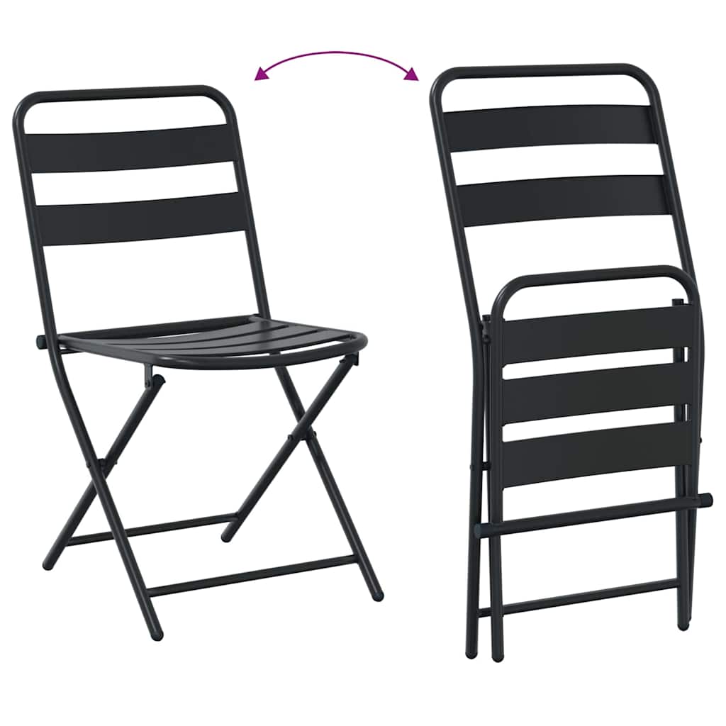 Have Bistro Sæt 3 pcs Antracit Stål