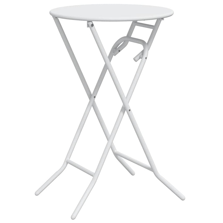 Havemøbel Bord Hvid 50 x 50 x 72 cm Metal