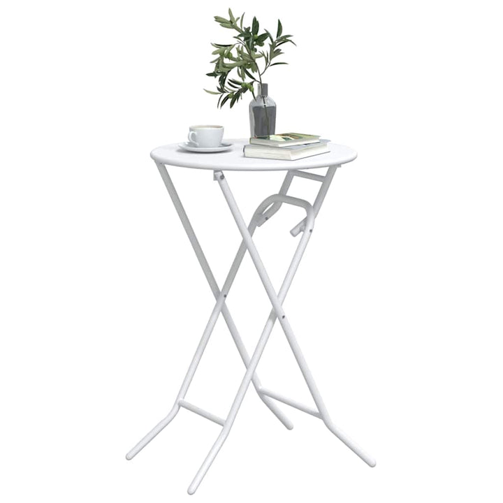 Havemøbel Bord Hvid 50 x 50 x 72 cm Metal