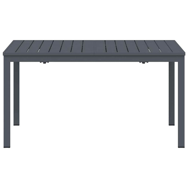 Terrassebord Antracit 180 x 80 x 74 cm Pulverlakeret stål