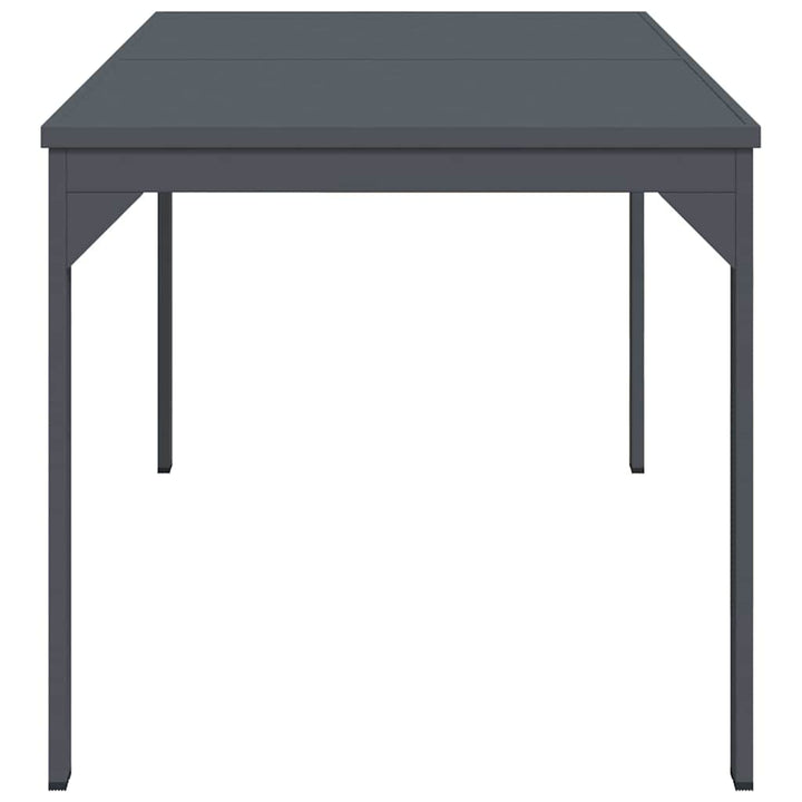 Terrassebord Antracit 180 x 80 x 74 cm Pulverlakeret stål