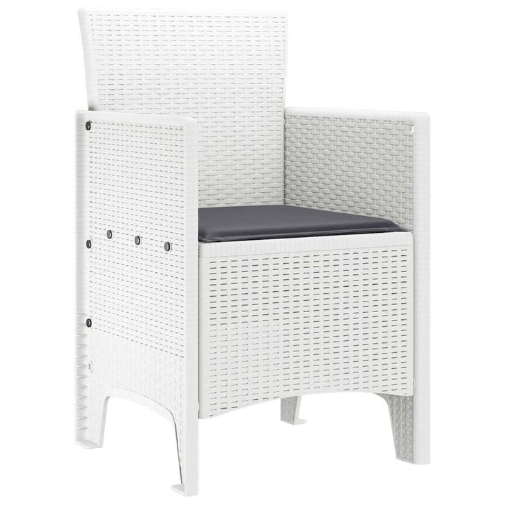 Have Stol 2 stk. Hvid Polypropylen