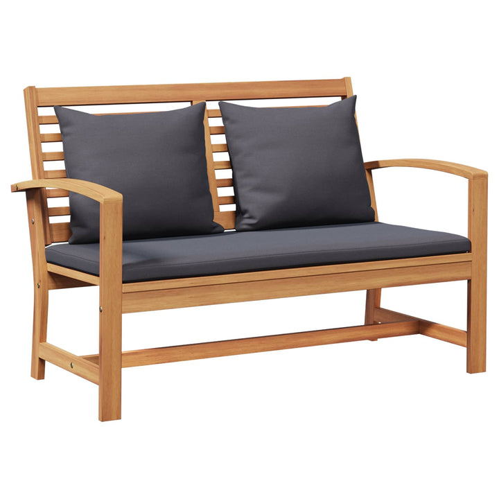 Havesofa Sæt 3 pcs Naturfarvet Massiv Teaktræ