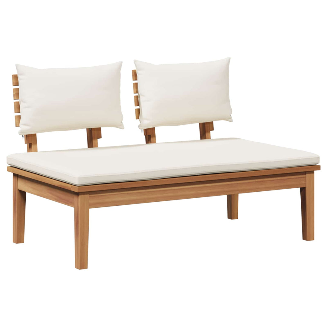 Havesofa Sæt 4 pcs Brun og Creme