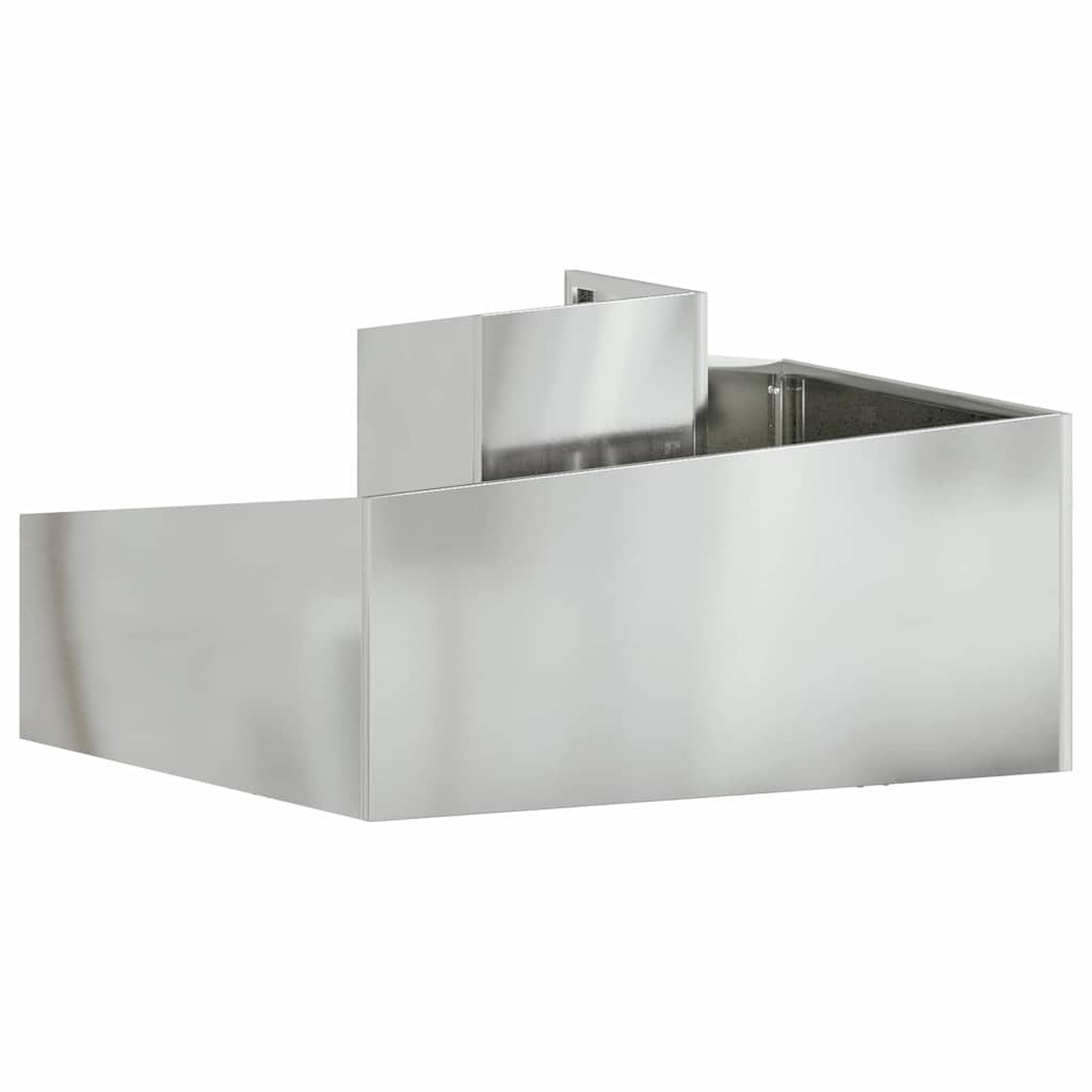Have Blomsterkrukke Sølv 80 x 80 x 50 cm Galvaniseret stål