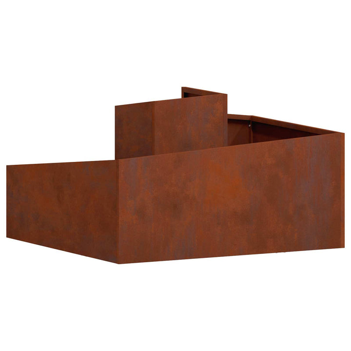 Have Blomsterkrukke Rusten 80 x 80 x 50 cm Cortenstål