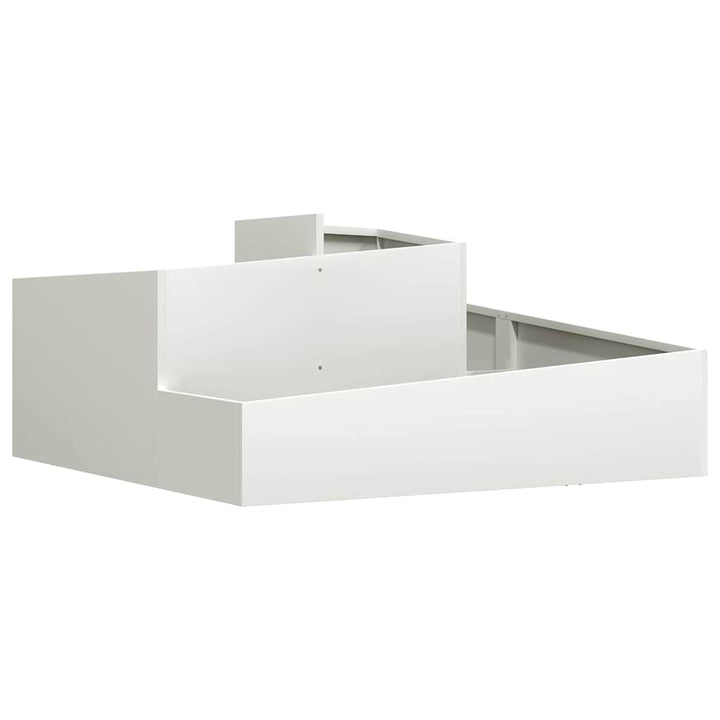 Have Blomsterkrukke Hvid 100 x 100 x 50 cm Koldvalset stål