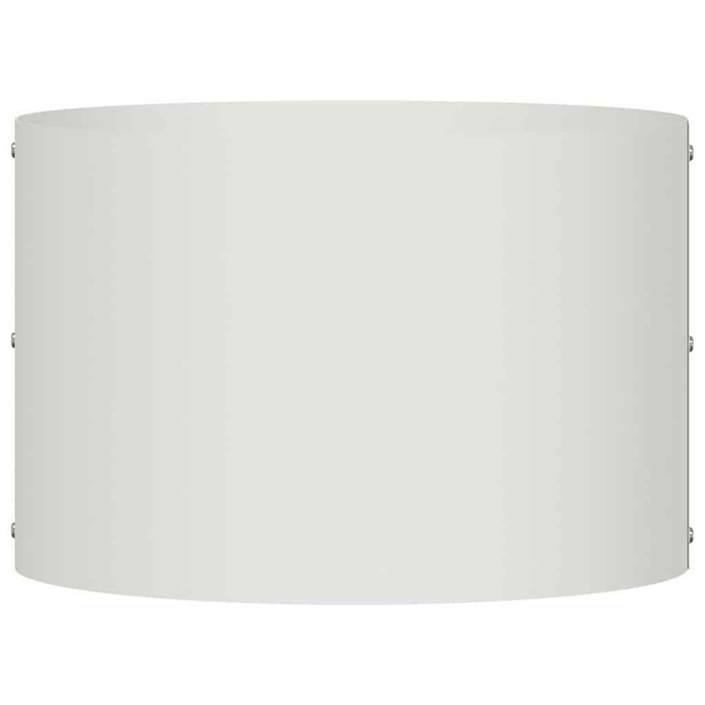 Plante ring Hvid 30 x 30 x 20 cm Koldvalset stål