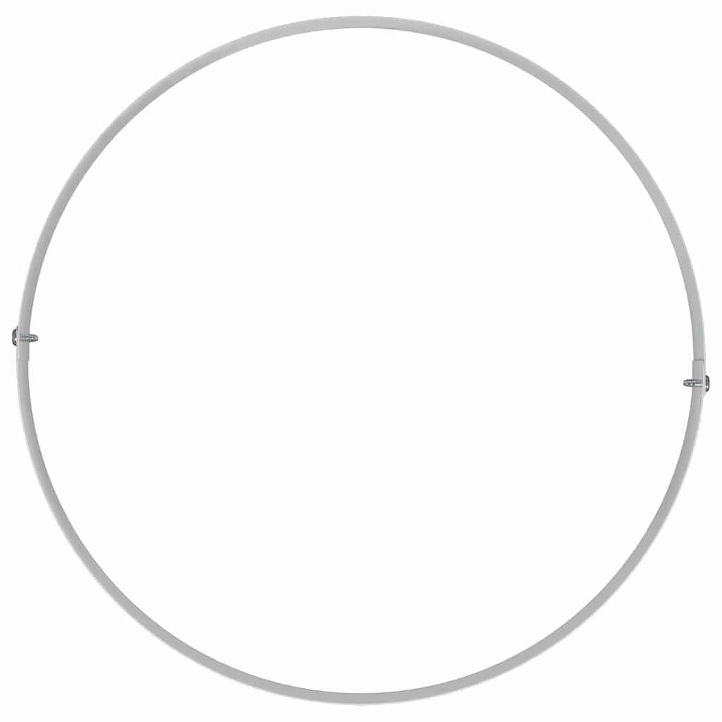 Plante ring Hvid 30 x 30 x 20 cm Koldvalset stål