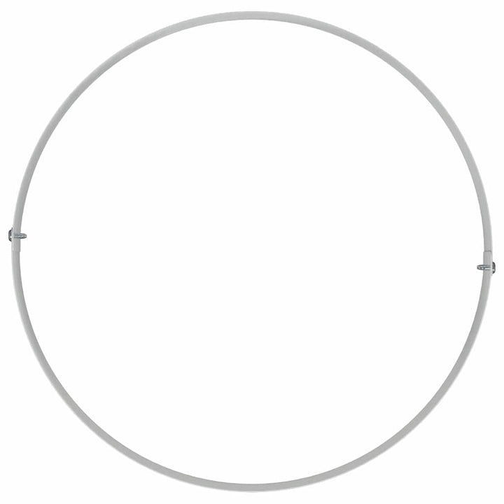 Plante ring Hvid 30 x 30 x 20 cm Koldvalset stål