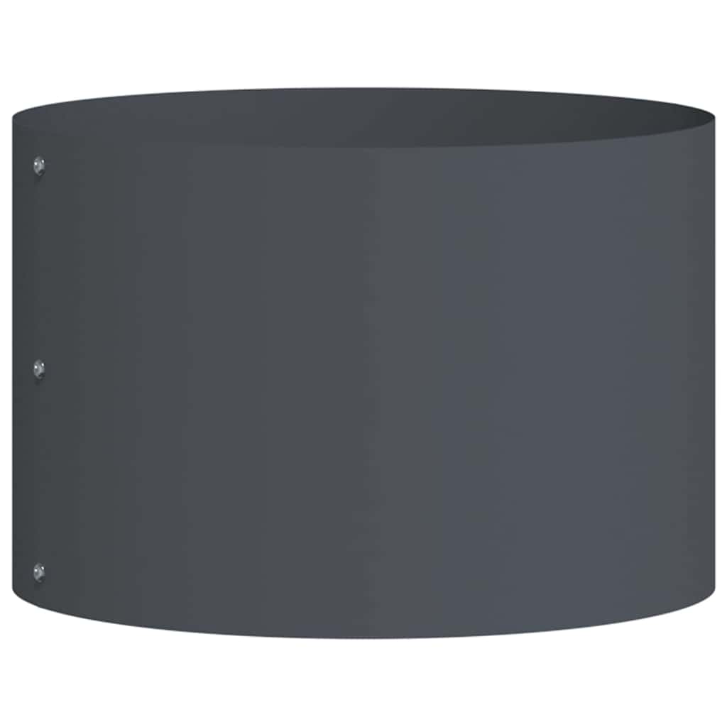 Plante ring Antracit 30 x 30 x 20 cm Koldvalset stål