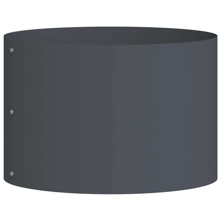 Plante ring Antracit 30 x 30 x 20 cm Koldvalset stål