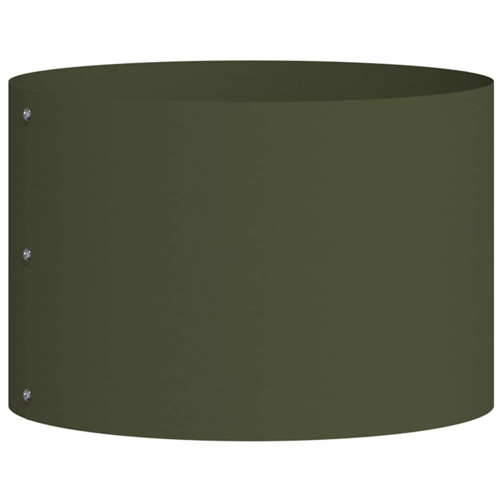 Plante ring Oliven grøn 30 x 30 x 20 cm Koldvalset stål