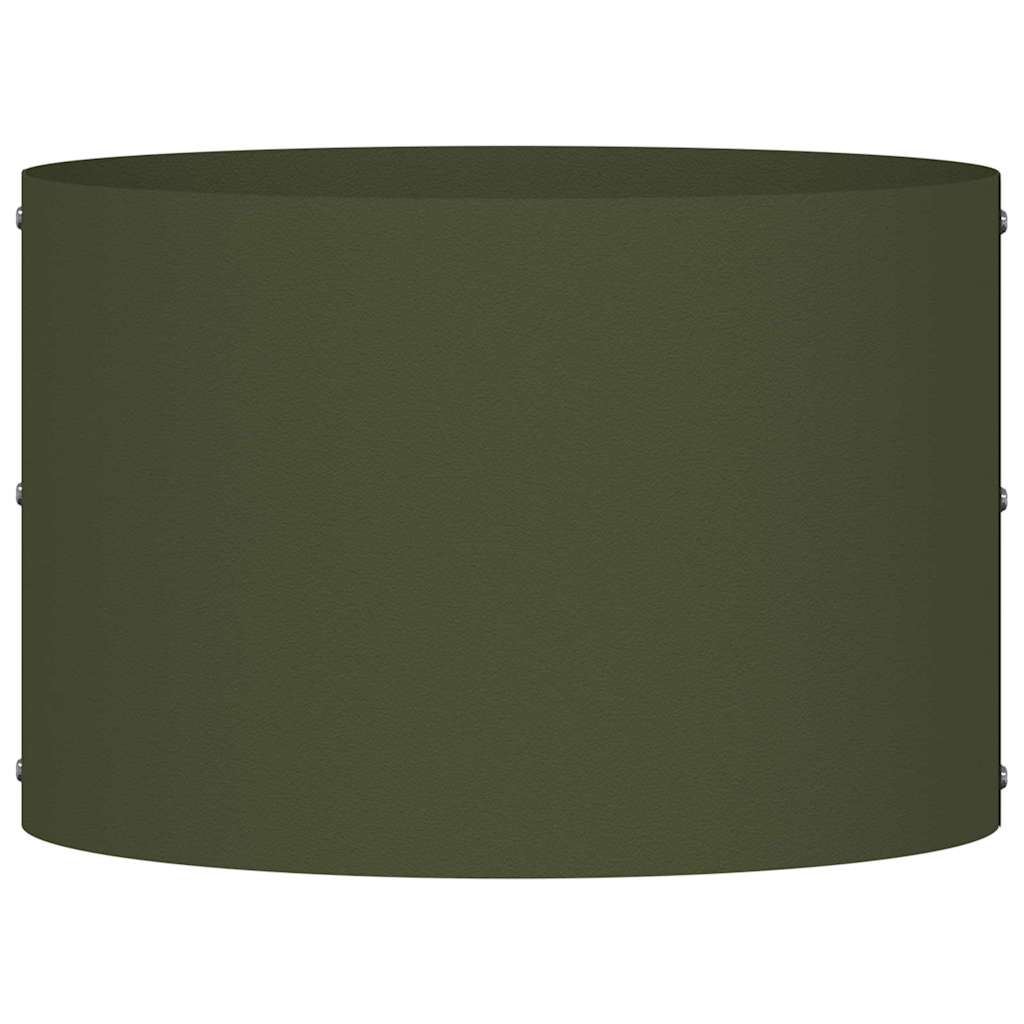 Plante ring Oliven grøn 30 x 30 x 20 cm Koldvalset stål