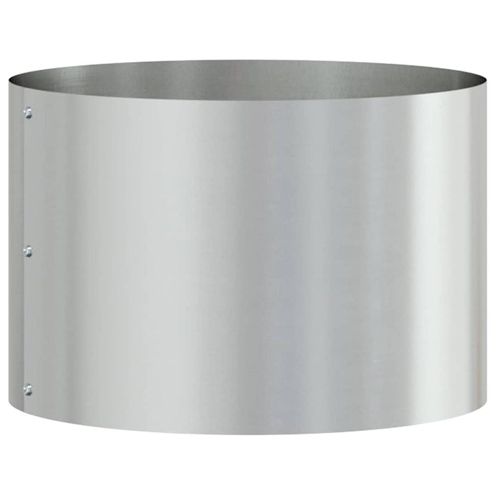 Plante ring Sølv 30 x 30 x 20 cm Galvaniseret stål