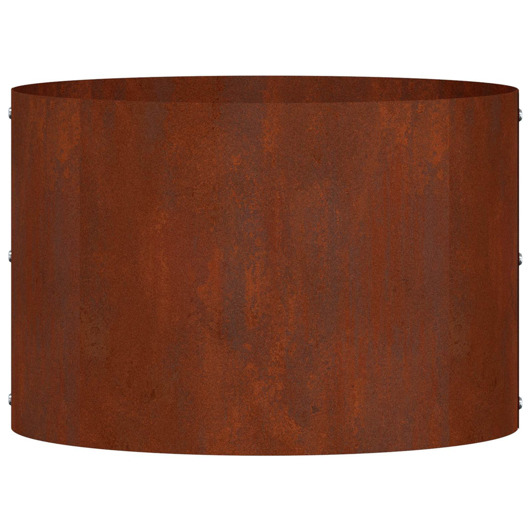 Plante ring 5 pcs Brun 30 x 30 x 20 cm Cortenstål