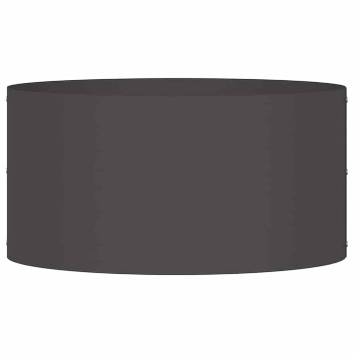 Plante ring Sort 40 x 40 x 20 cm Koldvalset stål