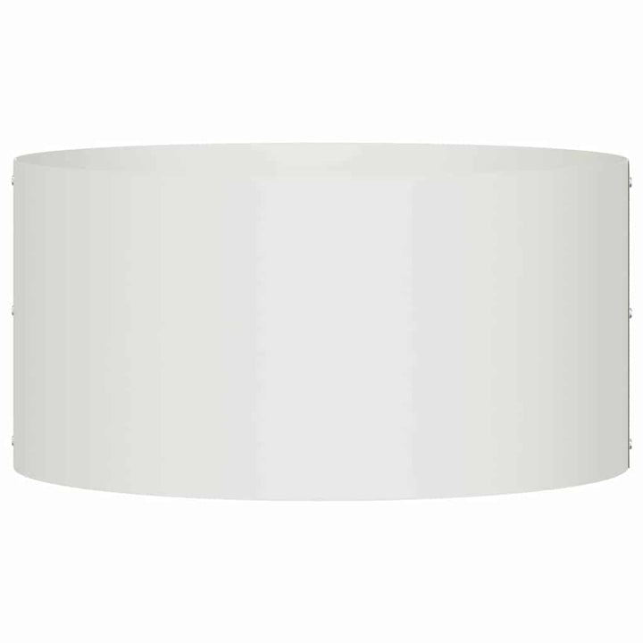 Plante ring Hvid 40 x 40 x 20 cm Koldvalset stål
