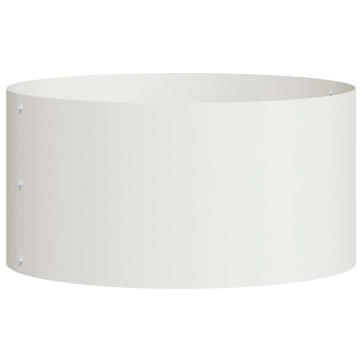 Plante ring 5 stk. Hvid 40 x 40 x 20 cm Koldvalset stål