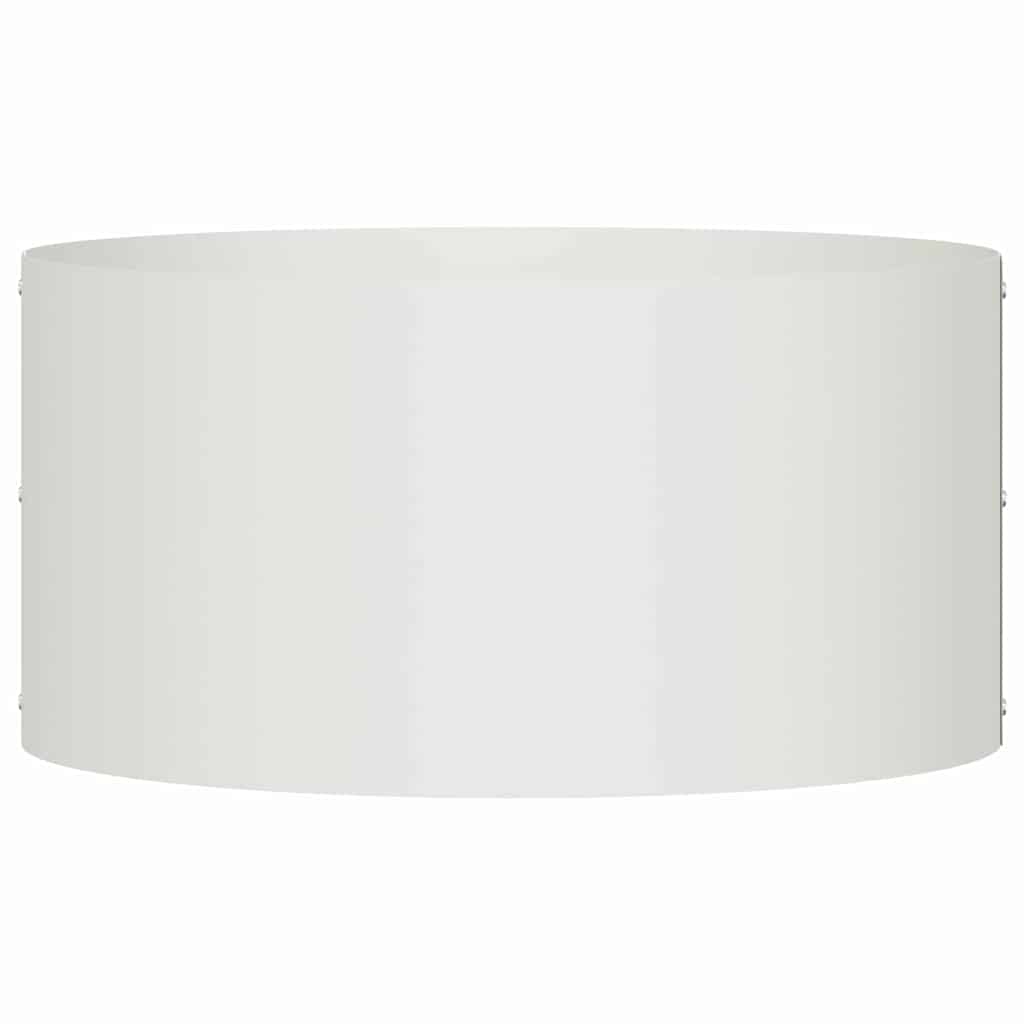 Plante ring 5 stk. Hvid 40 x 40 x 20 cm Koldvalset stål