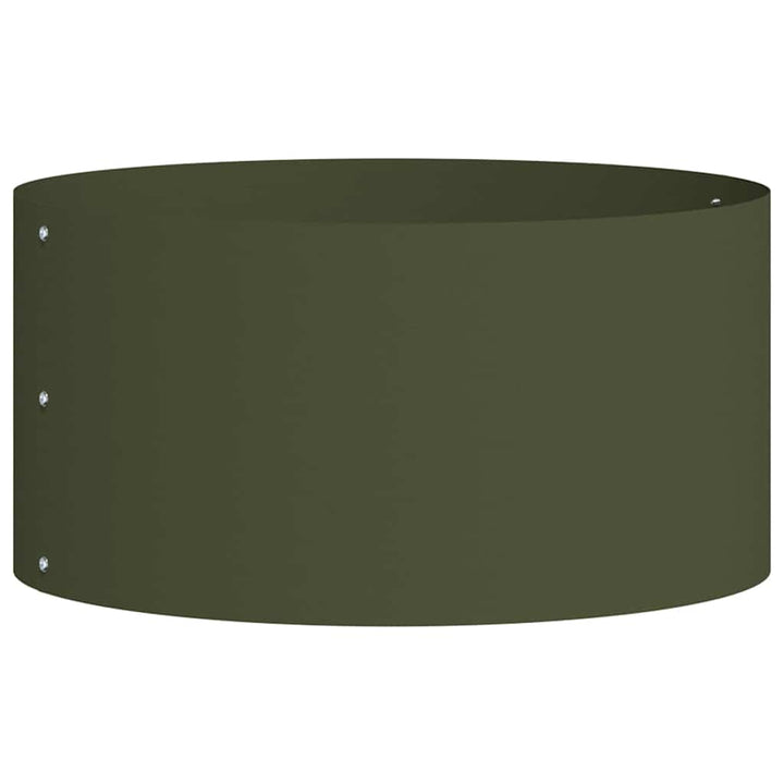 Plante ring Oliven grøn 40 x 40 x 20 cm Koldvalset stål