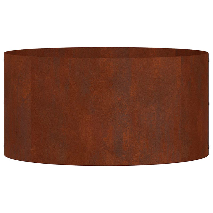 Plante ring 5 pcs Brun 40 x 40 x 20 cm Cortenstål