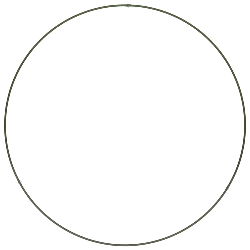 Plante ring Oliven grøn 80 x 80 x 20 cm Koldvalset stål