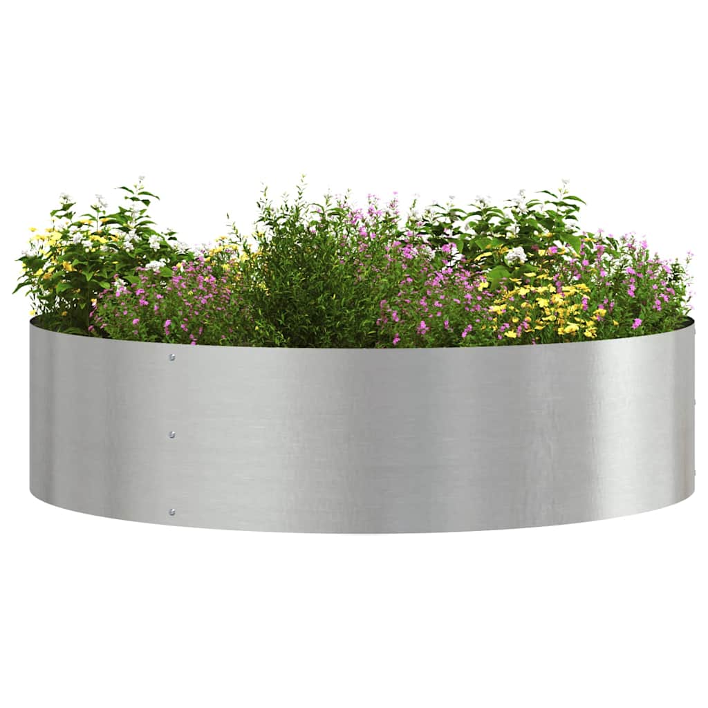 Plante ring Sølv 80 x 80 x 20 cm Rustfrit stål