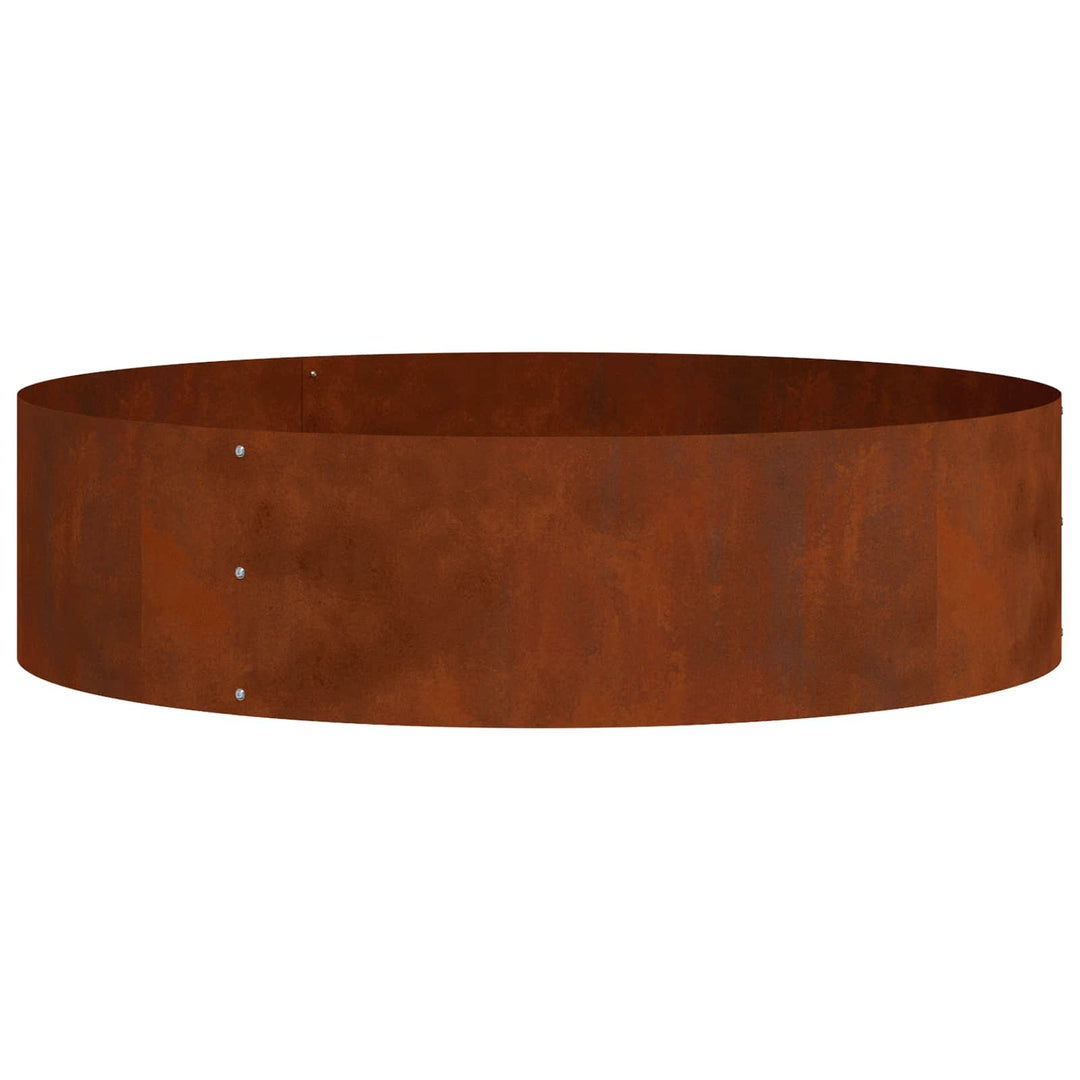 Plante ring Brun 80 x 80 x 20 cm Cortenstål