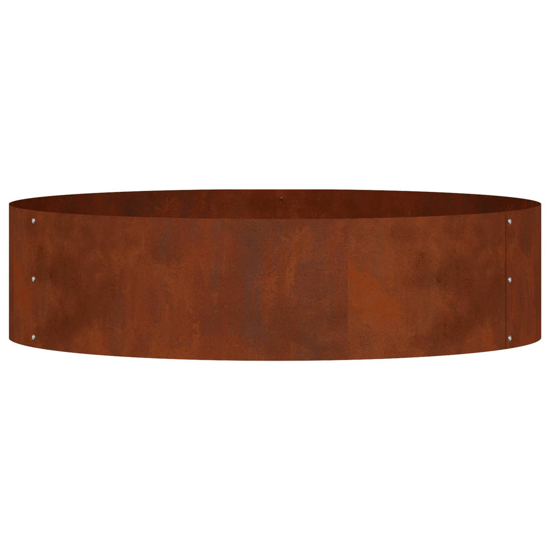 Plante ring Brun 80 x 80 x 20 cm Cortenstål
