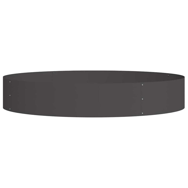 Plante ring 5 stk. Sort 120 x 120 x 20 cm Koldvalset stål