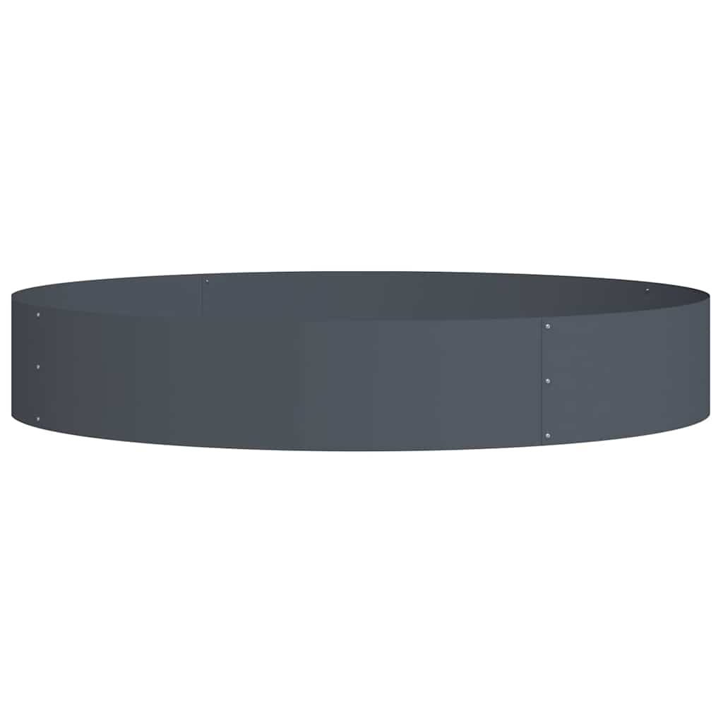 Plante ring Antracit 120 x 120 x 20 cm Koldvalset stål