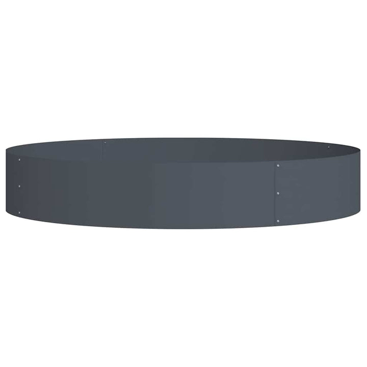Plante ring Antracit 120 x 120 x 20 cm Koldvalset stål