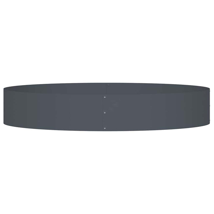 Plante ring Antracit 120 x 120 x 20 cm Koldvalset stål